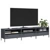vidaXL Mueble de TV acero laminado en frío antracita 202x39x43,5 cm