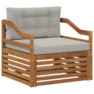 vidaXL Conjunto de sof&aacute;s de exterior Madera de Acacia S&oacute;lida Natural