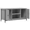vidaXL Mueble de TV madera contrachapada gris Sonoma 100x40x50 cm