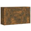 vidaXL Aparador madera contrachapada color roble ahumado 120x36x69 cm