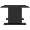 vidaXL Mesa de centro madera contrachapada negro brillo 103,5x60x40 cm