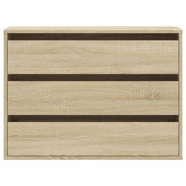 vidaXL Cajonera de esquina madera ingenier&iacute;a roble Sonoma 80x41x58 cm