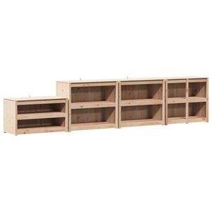 vidaXL Armario de cocina de exterior MEPPEL 4 uds.