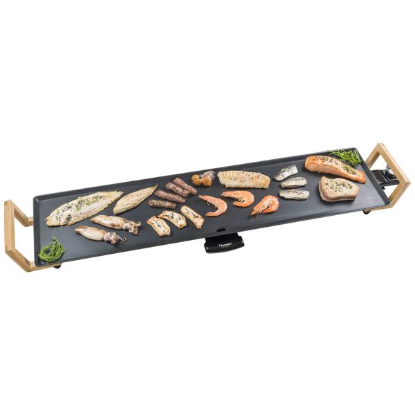 Bestron Plancha de mesa Asia Lounge ABP604BB bamb&uacute; XXL 90x23 cm