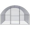 vidaXL Gallinero de exterior de acero galvanizado 3x4x2 m