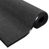 vidaXL Felpudo Otro Antracita y Negro 120 x 250 cm Poliamida y PVC