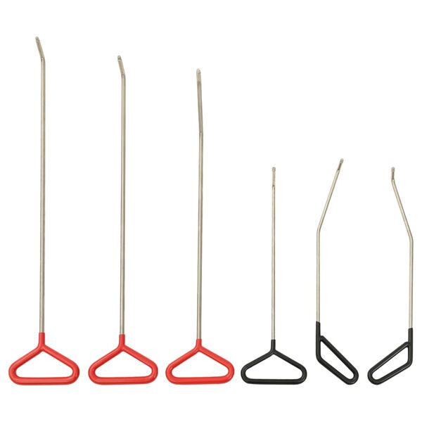 vidaXL Barra reparaci&oacute;n de 6 piezas con puntas de acero inoxidable