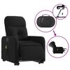 vidaXL Sill&oacute;n de masaje el&eacute;ctrico reclinable elevable tela negro