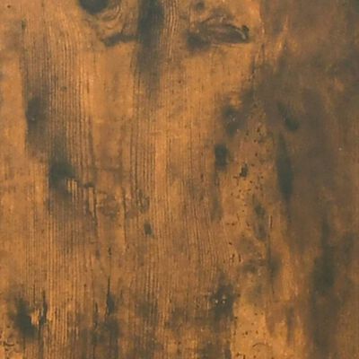 vidaXL Mesita de noche madera contrachapada roble ahumado 60x36x45 cm