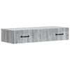 vidaXL Mesa Lateral Montada en la Pared 87,5 x 34,5 x 17 cm