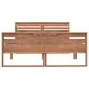 vidaXL Estructura de cama de madera maciza de teca 120x200 cm