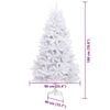 vidaXL &Aacute;rbol de Navidad artificial con ramas articuladas 180 cm