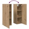 vidaXL Conjunto de mueble de TV 3 pcs Roble artesanal