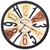 vidaXL Reloj de pared de metal multicolor 60 cm