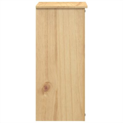vidaXL Cómoda cajonera Corona madera maciza de pino 80x40x89 cm