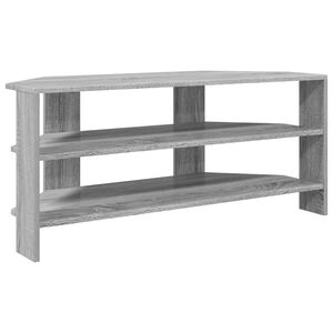 vidaXL MuebledeTVdeesquina Gris Sonoma 102x40,5x45cm