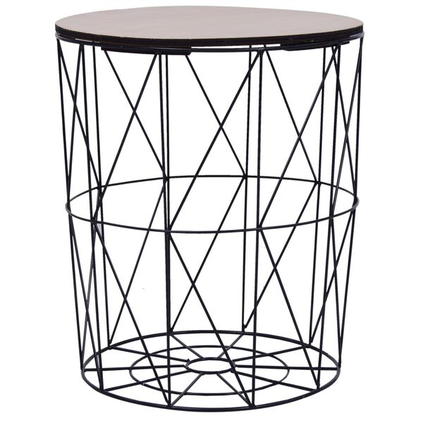 vidaXL Mesas de centro 3 unidades negro