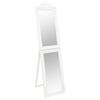 vidaXL Espejo de pie blanco 45x180 cm