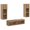 vidaXL Unidad de Pared para TV 6 pcs Roble artisan