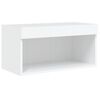 vidaXL Mueble para TV con luces LED blanco 60x30x30 cm