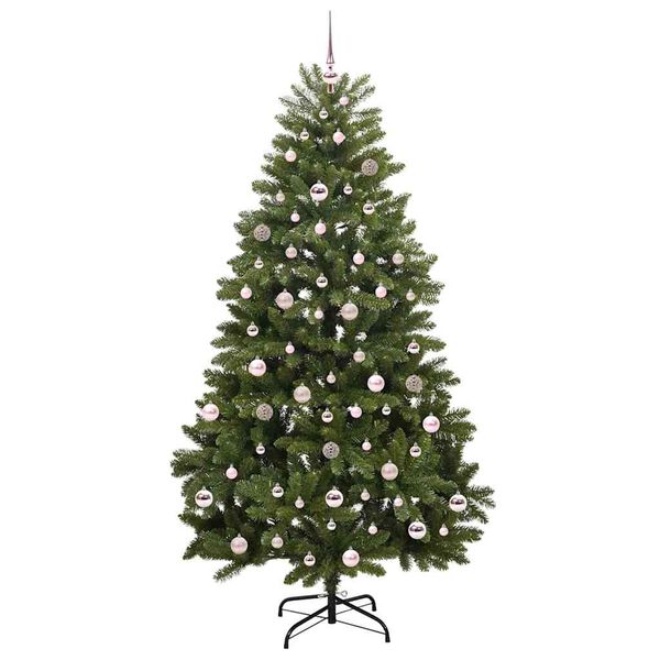vidaXL &Aacute;rbol de Navidad artificial Verde 210 cm PVC y Metal