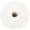 vidaXL Cuerda de barco polipropileno blanco intenso 10 mm 25 m
