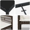 vidaXL Conjunto de Comedor de Jard&iacute;n 5 pcs Marr&oacute;n