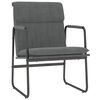 vidaXL Sill&oacute;n de relax tela gris oscuro 55x64x80 cm