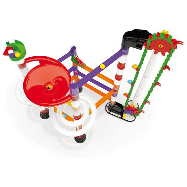 Quercetti Pista de carreras de canicas 150 piezas Migoga Elevator