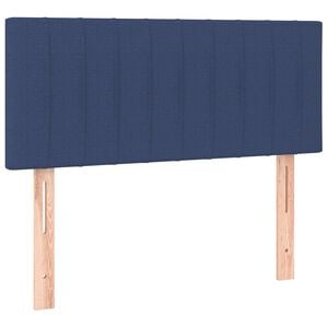 vidaXL Cabecero de tela azul 80x5x78/88 cm