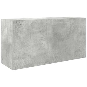 vidaXL Mueble de pared ba&ntilde;o madera ingenier&iacute;a gris hormig&oacute;n 80x25x40cm