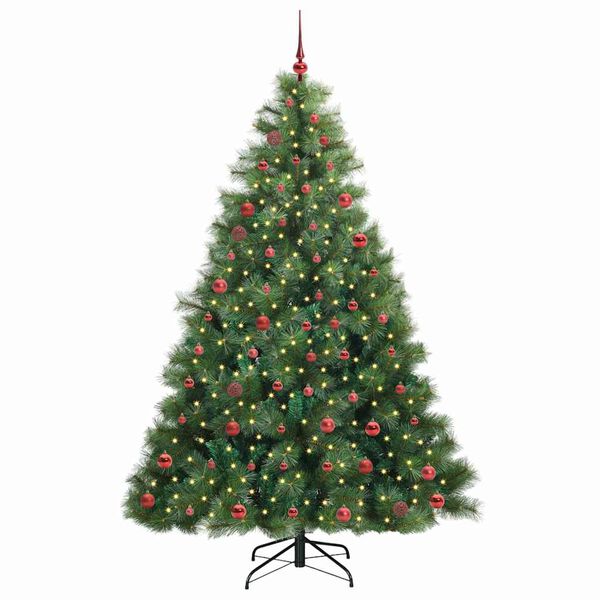 vidaXL &Aacute;rbol de Navidad artificial con 300 LED Verde 210 cm PE y PVC