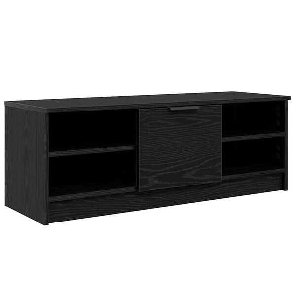 vidaXL Gabinete de TV Roble Negro 102 x 35 x 36,5 cm