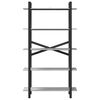 vidaXL Estante de libros Gris Sonoma 100 x 33,5 x 178 cm