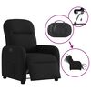 vidaXL Sill&oacute;n reclinable el&eacute;ctrico de tela negro