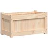 vidaXL Jardinera de madera maciza de pino 60x31x31 cm