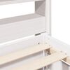 vidaXL Estructura cama sin colch&oacute;n madera maciza pino blanca 100x200cm