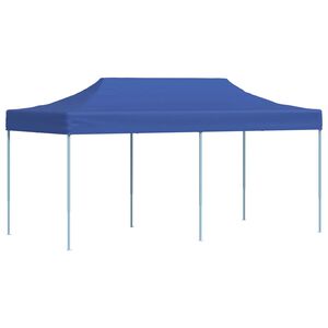 vidaXL Carpa de Fiesta 291 x 580 x 315 cm Azul Tela Oxford