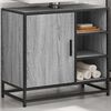 vidaXL Mueble lavabo ba&ntilde;o madera contrachapada sonoma gris 65x33x60 cm