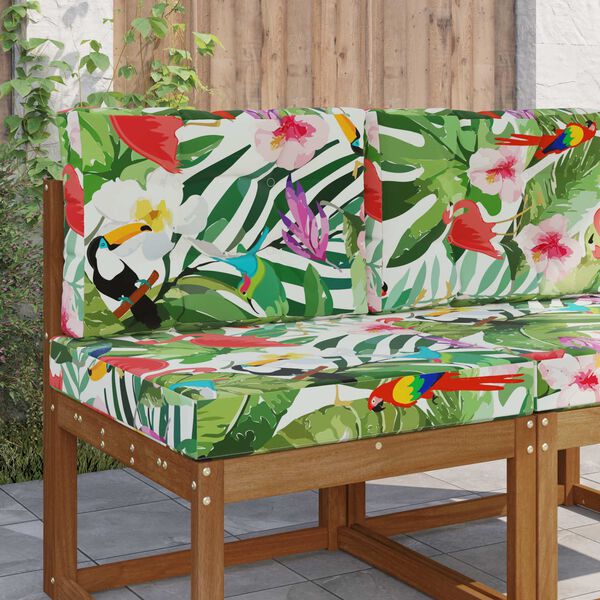 vidaXL Coj&iacute;n para sof&aacute; de exterior 2 pcs de colores Poli&eacute;ster