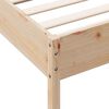 vidaXL Estructura de cama sin colch&oacute;n madera maciza de pino 90x190 cm