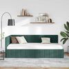 vidaXL Estructura de cama en esquina Verde oscuro 90 cm x 200 cm