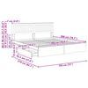 vidaXL Cama con almacenamiento 180 x 200 cm Madera de ingenier&iacute;a
