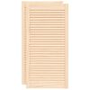 vidaXL Puerta de armario de lamas 2 uds madera de pino 99,3x49,4 cm