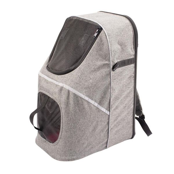 Duvoplus Cochecito de mascota Deluxe gris 79x46x99 cm