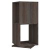 vidaXL Armario giratorio aglomerado gris y Sonoma 34,5x34,5x75,5 cm