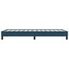 vidaXL Cama box spring sin colch&oacute;n terciopelo azul oscuro 100x210 cm
