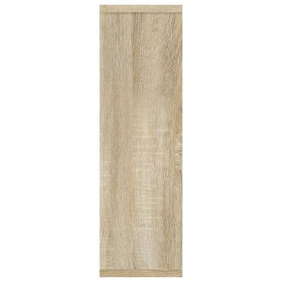 vidaXL Estantería pared madera ingeniería roble Sonoma 85x16x52,5 cm