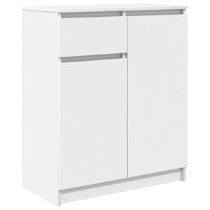 vidaXL Aparador con caj&oacute;n blanco 71x35x84 cm madera de ingenier&iacute;a