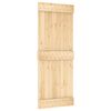 vidaXL Puerta NARVIK Natural 80 x 210 cm Madera de Pino S&oacute;lido